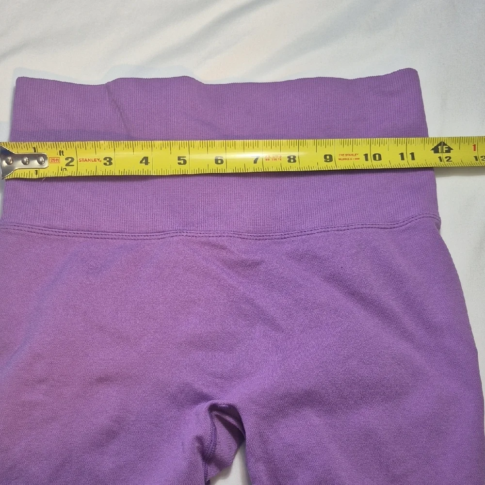 Blue and Purple High-Waisted Athletic Shorts - Picture 8 of 11